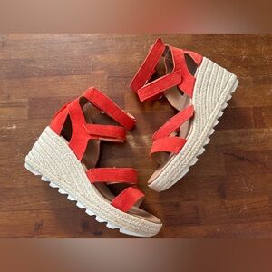Sorel Coral Adjustable Wedges Women’s 8.5